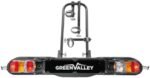 Green Valley 160668 Porte-Vélos Plateforme sur Attelage Voiture Tilting – 3 Vélos Classiques (2 Électriques VAE Max) – Pliable, Inclinable & Sécurisé - 60kg – Image 4
