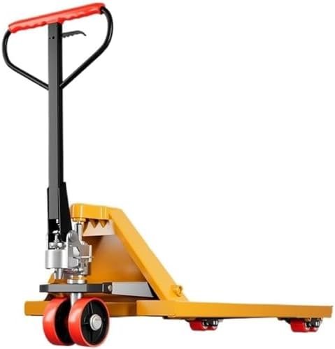 31bfvLo3PuL._AC_.jpg Plate Forme Pliable Chariot Transpalette, Transpalette À Main Standard, Transpalette Industriel, pour Le Stockage Et La Manutention en Intérieur (Yellow 68.5cm) – Image 1