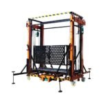 Échafaudage électrique, plateforme d'échafaudage mobile, plateforme élévatrice d'échafaudage électrique entièrement automatique, table élévatrice hydraulique mobile pliable(2M/6.5FT)  Taille : 4M/13.12FT