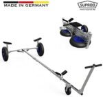 SUPROD Chariot à Bateaux Pliable Chariot de Mise à l'eau remorque à Main Chariot de Bateau Gonflable pneumatiques remorque pour Bateau TR350-L – Image 9