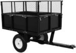Rainery Remorque basculante pour Tondeuse de pelouse Charge de 300 kg – Image 2