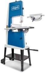 Scheppach Scie à ruban Basa 4 | 230V | 1500W | 2 vitesses | Hauteur de coupe 250mm | Largeur de coupe 375mm | Gabarit de coupe transversale & support inclus | Scie à ruban à bois