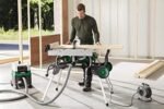 HiKOKI Scie circulaire sur table - 1500W, Ø 255mm, profondeur de coupe 79mm, démarrage progressif, extension de table, guide parallèle, support avec roulettes, pour une coupe précise et puissante – Image 3