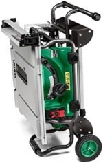 HiKOKI Scie circulaire sur table - 1500W, Ø 255mm, profondeur de coupe 79mm, démarrage progressif, extension de table, guide parallèle, support avec roulettes, pour une coupe précise et puissante – Image 4