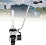 HSSMEUR Remorque de Yacht électrique,Un cric de Roue pour Voitures/fourgonnettes de remorque,cric de remorque avec Roue 12v / 350w