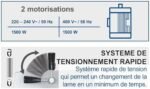 Scheppach Scie à ruban Basa 4 | 230V | 1500W | 2 vitesses | Hauteur de coupe 250mm | Largeur de coupe 375mm | Gabarit de coupe transversale & support inclus | Scie à ruban à bois – Image 7