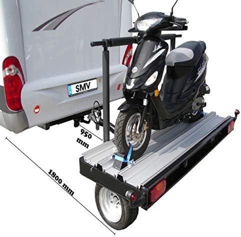 51CqHXcBx7L._AC_.jpg SMV-Metall GmbH Remorque de moto transversale ALU-Star Rolli – Image 1