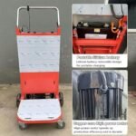 Chariot électrique d'escalier avec moteur sans balais de 500 W, capacité de charge de 300 kg, temps d'utilisation de 2 à 4 heures pour le transport intensif d'entrepôt – Image 4