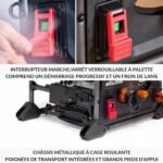 Evolution Power Tools R255TBLX+ Scie de Table avec Support (Nouvelle Génération de Rage 5-S) Lame de Coupe Multi-Matériaux Coupe Bois, Métal, Plastique, Biseau de 45˚, Angle d'onglet de +/- 60˚, 1800w – Image 14