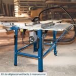 Scheppach Scie circulaire sur table TS310 | 230V | 2200W | Lame Ø315mm | Hauteur de coupe 83mm | Avec élargissement de table, 2ème lame, rail de guidage & chariot coulissant | inclinable jusqu'à 45° – Image 7