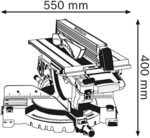 Bosch Professional scie à onglets à table supérieure GTM 12 JL (Ø de lame  305 mm , avec 1 lame de scie circulaire, poussoir de sécurité, dans boîte carton – Image 3