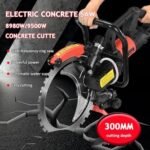 Scie à béton électrique,8980W/9500W Scie Annulaire Haute Fréquence,Machine de Découpe Murale,Profondeur de Coupe 300mm, Coupe sans Poussière, pour Couper Béton,Brique, Lame Diamant 410mm,9500W  Couleur : 8980w – Image 2