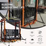 Échafaudage électrique, plateforme d'échafaudage mobile, plateforme élévatrice d'échafaudage électrique entièrement automatique, table élévatrice hydraulique mobile pliable(2M/6.5FT)   Commerce, Industrie et Science - Taille : 5M/16.4 – Image 2