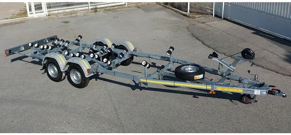 61h7EsSk-VL._AC_.jpg Remorque Porte Bateau Double essieu avec Frein PTC 2500 kg, avec Livraison à Domicile par Transporteur privé. Uniquement France METROPOLITAINE – Image 1