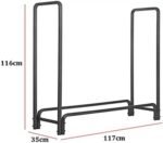 Range-bûches Support À Bois De Chauffage en Acier Stable – Image 2