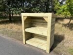 Magasin de bûches de séquoia suédois haut de gamme, rangement de jardin – Image 2
