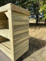 Magasin de bûches de séquoia suédois haut de gamme, rangement de jardin – Image 4