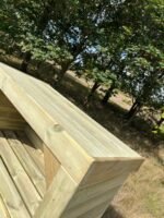 Magasin de bûches de séquoia suédois haut de gamme, rangement de jardin – Image 5